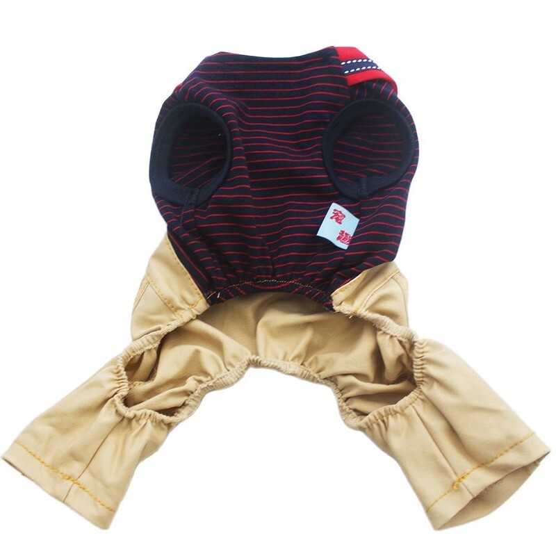 Fiú/Lány Kutya Kisállat Jumpsuit/Ruha Macska Kölyök ing Nadrág Kis tengerész Ruhák Ruhák 5 méret