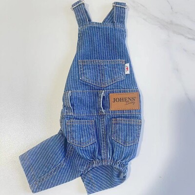 Šunų Džinsai Rudeniniai žieminiai drabužiai naminiams gyvūnėliams Dryžiai Kombinezonai Išskalbti Patogūs ir elastingi Maži Šunų Drabužiai Šuniukų Drabužiai