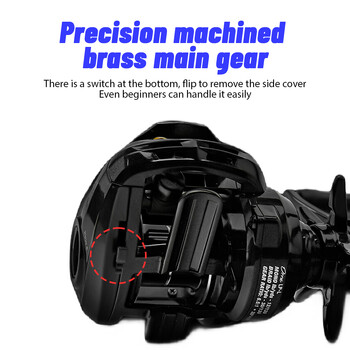 Abu Garcia Original ORRA Baitcasting Fishing Roel 5+1 BB Gear Ratio 6,5:1 Magnetic Braking System Max Drag 5KG Βάρος 215g