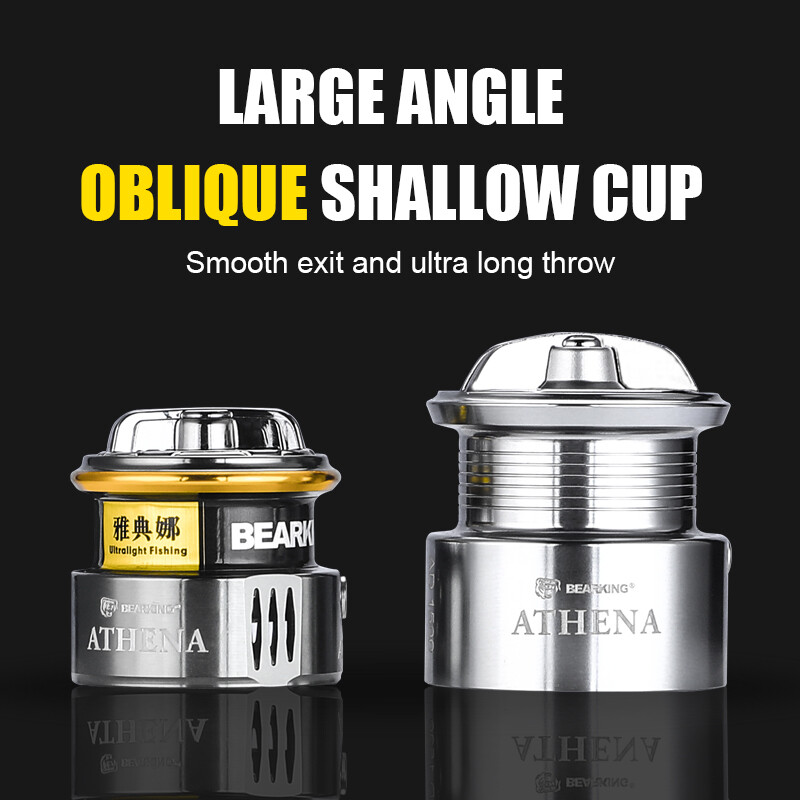 BEARKING 149g 800 1000 1500 2500 6BB Rulment din oțel inoxidabil 5.2:1 Sistem de tragere a mulinetei spinning 6kgs Putere maximă Produse de pescuit