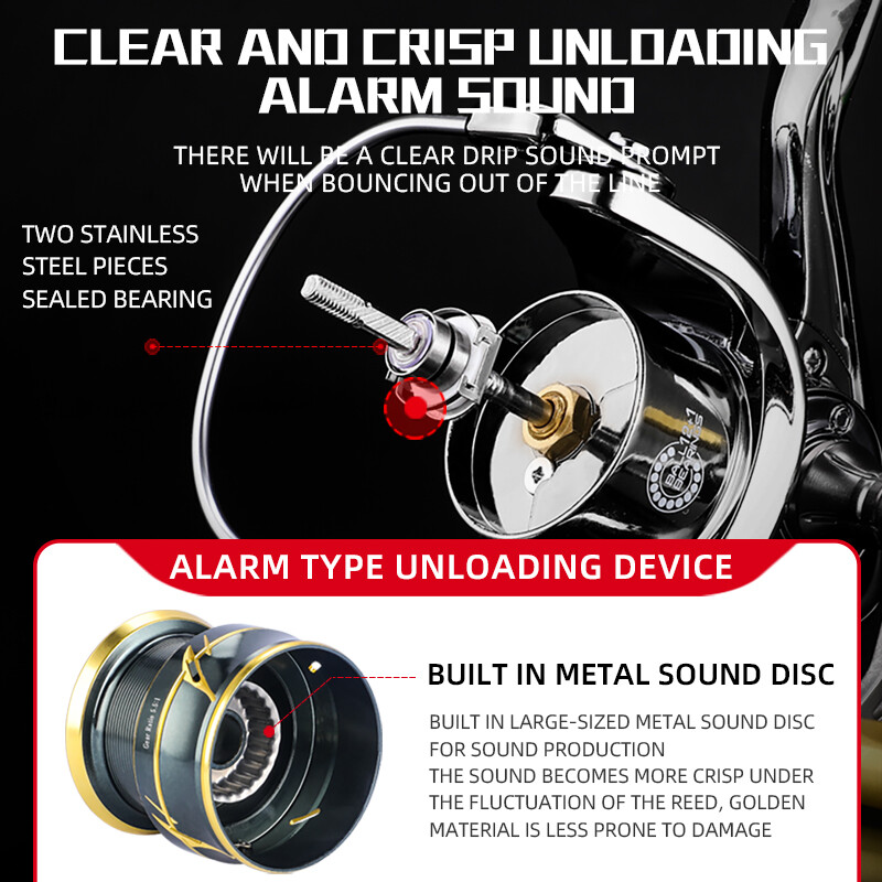 BEARKING-Nerūdijančio plieno guolių ritė, visiškai naujas, 9 + 1, 5,5:1, vilkimo sistema, 7 kg didžiausia galia, besisukantis ratas