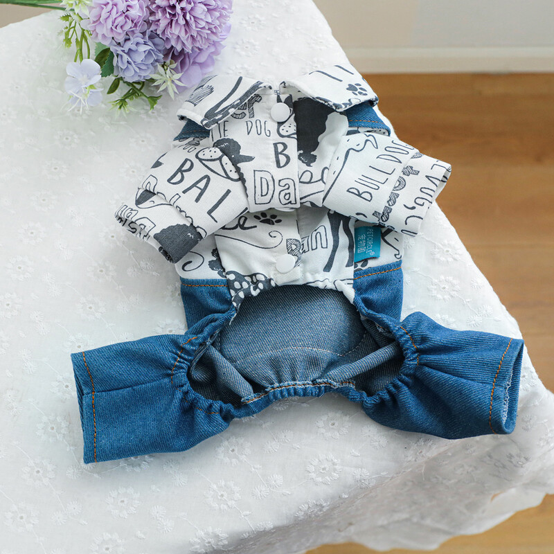 1 vnt. naminių gyvūnėlių drabužiai pavasario ir rudens dailus šunų grafiti keturių kojų kelnės, tinkamos mažiems ir vidutinio dydžio šunims