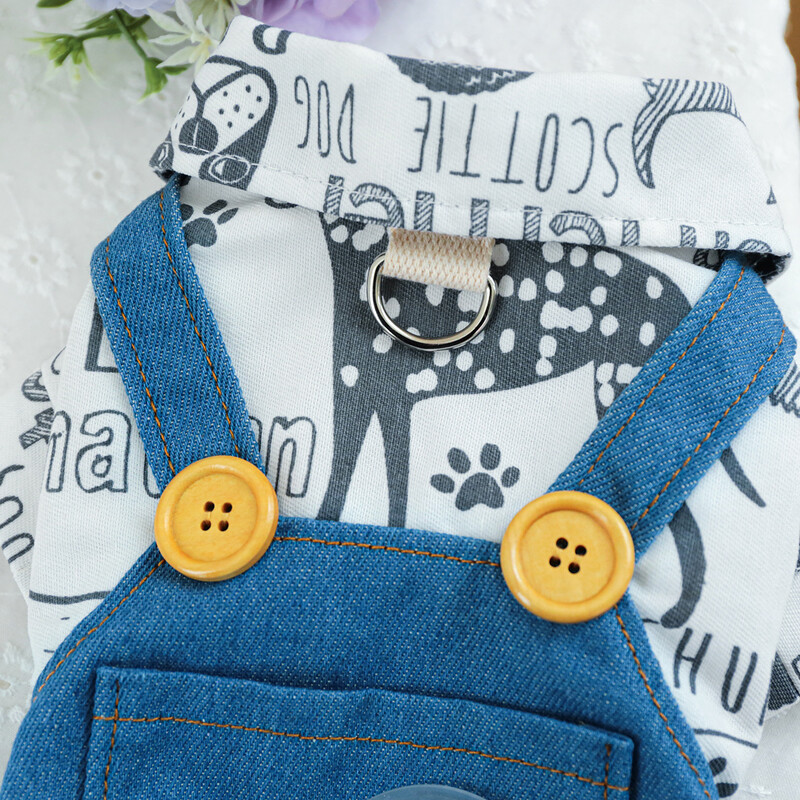 1 vnt. naminių gyvūnėlių drabužiai pavasario ir rudens dailus šunų grafiti keturių kojų kelnės, tinkamos mažiems ir vidutinio dydžio šunims