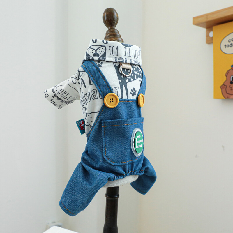 1 vnt. naminių gyvūnėlių drabužiai pavasario ir rudens dailus šunų grafiti keturių kojų kelnės, tinkamos mažiems ir vidutinio dydžio šunims