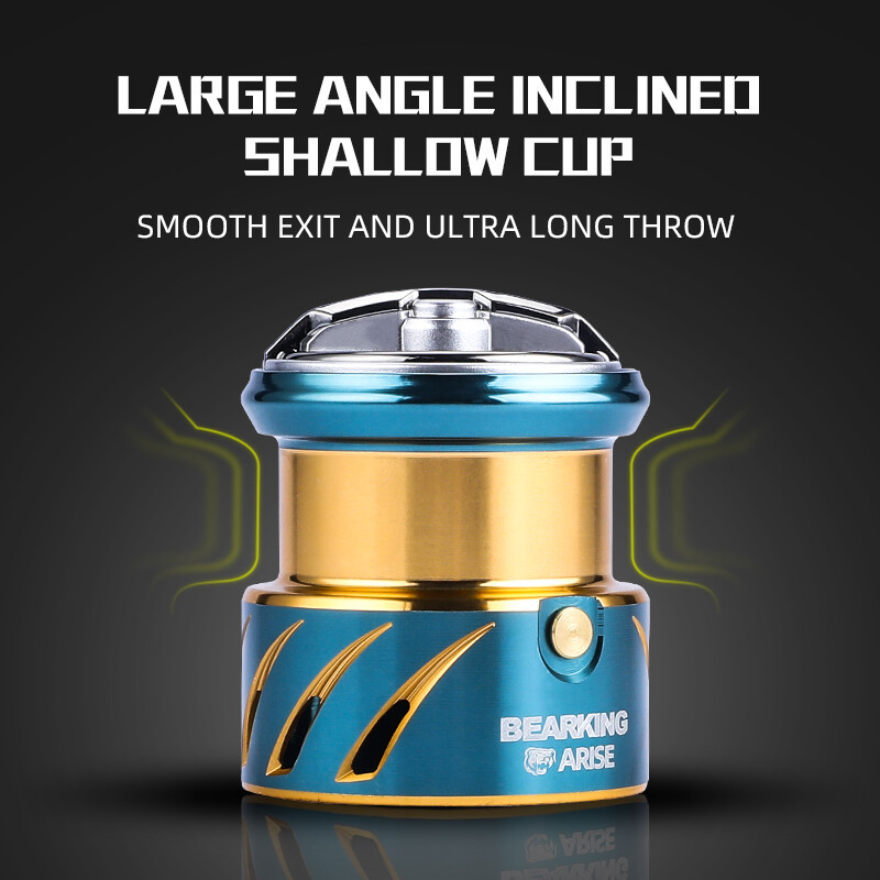 BEARKING Spinning Wheel Rock žvejybos ratas Jūros vandens žvejybos ratas Nuotolinis nuleidžiamas ratas Tinka įvairiems vandens priedams