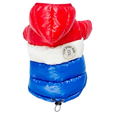 Ziemas polsterēta suņu dūnu jaka Silts, mīksts suņu apģērbs Modes kucēnu jaka Jauki masīvs kaķu mētelis mājdzīvnieku tērpi franču buldogu apģērbi