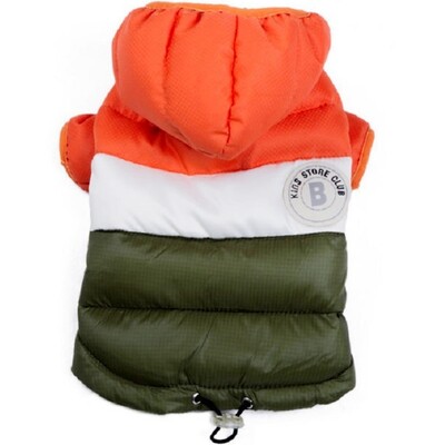 Ziemas polsterēta suņu dūnu jaka Silts, mīksts suņu apģērbs Modes kucēnu jaka Jauki masīvs kaķu mētelis mājdzīvnieku tērpi franču buldogu apģērbi