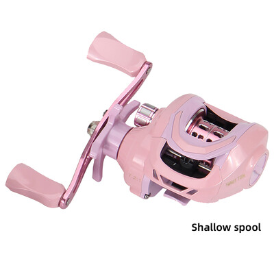 „Seaknight“ visiškai naujasArrival „Macaroon Pink Bass“ žvejybos ritė CNC aliuminio ritės masalo ritė Max Drag 8KG jūrinės žvejybos reikmenys