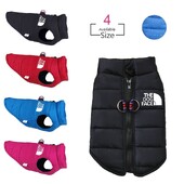 Žieminiai naminių šunų drabužiai Medvilniniai šunų paltai Striukė mažiems ir vidutiniams šunims Liemenė Užtrauktukas Jorkšyro čihuahua drabužių vilkimo žiedas Ropa Perro