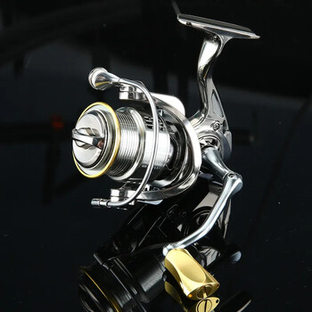 Fishing Reel Lure 2000S/3000S Series 5+1 BB Silver μονή/διπλή λαβή Spinning Spool Max έλξη 10kg Ρίψη γλυκού νερού