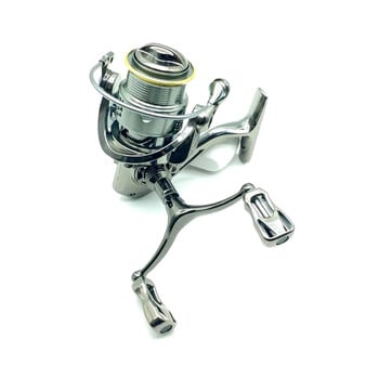 Fishing Reel Lure 2000S/3000S Series 5+1 BB Silver μονή/διπλή λαβή Spinning Spool Max έλξη 10kg Ρίψη γλυκού νερού