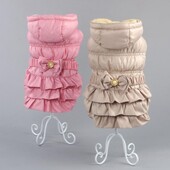 Rudens žiemos drabužiai šunims Stori šilti šuniukų kačių paltai Neperšlampami šunų striukė Čihuahua mopsai Prancūzų buldogų liemenės drabužiai