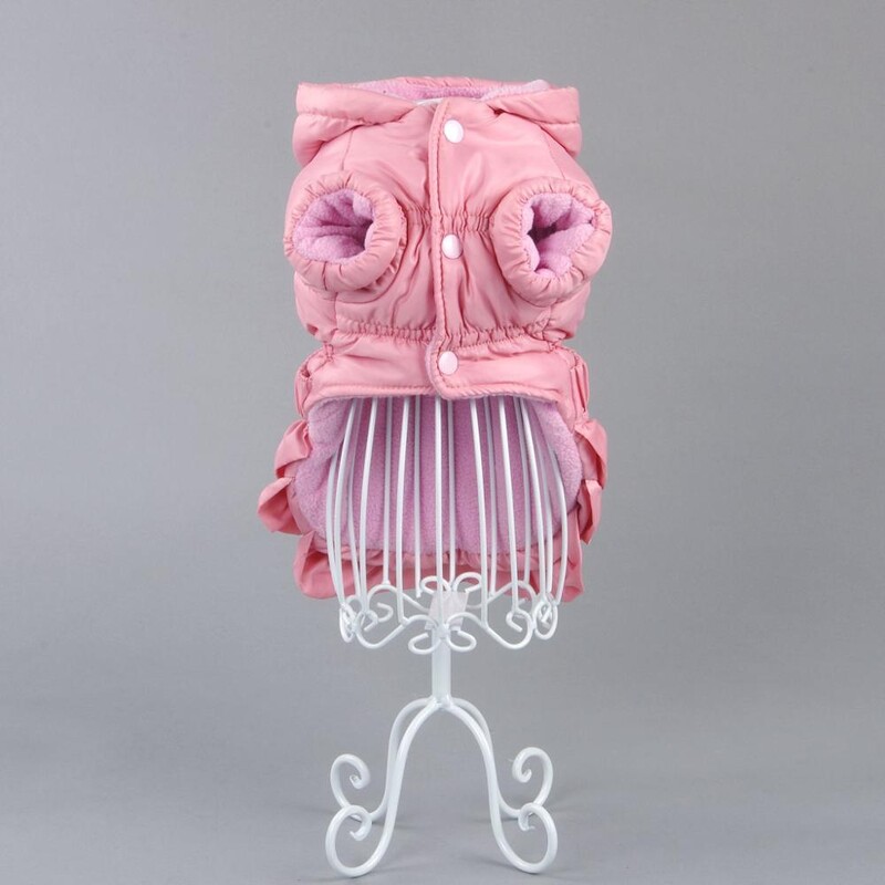 Rudens žiemos drabužiai šunims Stori šilti šuniukų kačių paltai Neperšlampami šunų striukė Čihuahua mopsai Prancūzų buldogų liemenės drabužiai