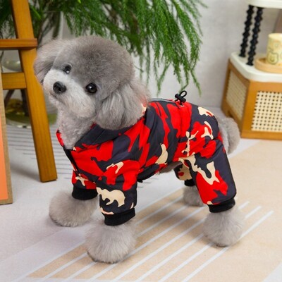 Šuniuko striukė su petnešomis Žieminiai šunų drabužiai mažiems šunims Madingi šuniukų kombinezonai Šilti katės paltai Keturkojai naminiams gyvūnėliams