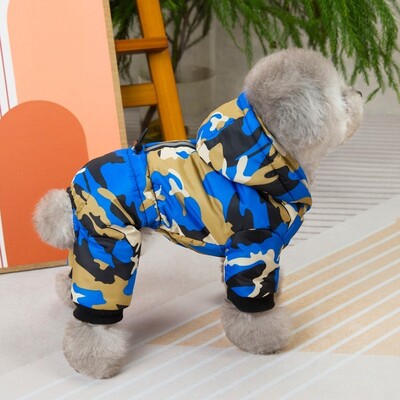 Šuniuko striukė su petnešomis Žieminiai šunų drabužiai mažiems šunims Madingi šuniukų kombinezonai Šilti katės paltai Keturkojai naminiams gyvūnėliams