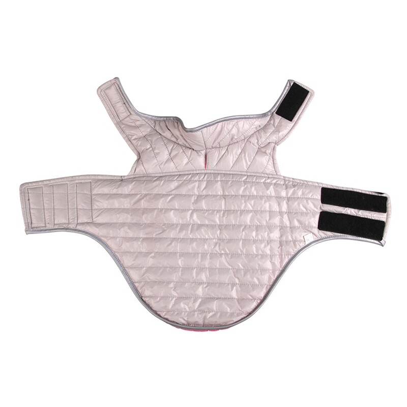 Žieminis šuns paltas Šiltas apverčiamas šuns paltas, atspindintis vandeniui atsparus šunų sniego striukė mažiems ir vidutiniams šunims, buldogų drabužiai