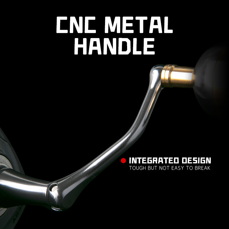 Žvejybos ritė AR2000-7000 spiningo ritė metalinė ritė, maksimalus tempas 12KG sūraus vandens ritė, žvejybos priedai Karpių ritės ritės ratai