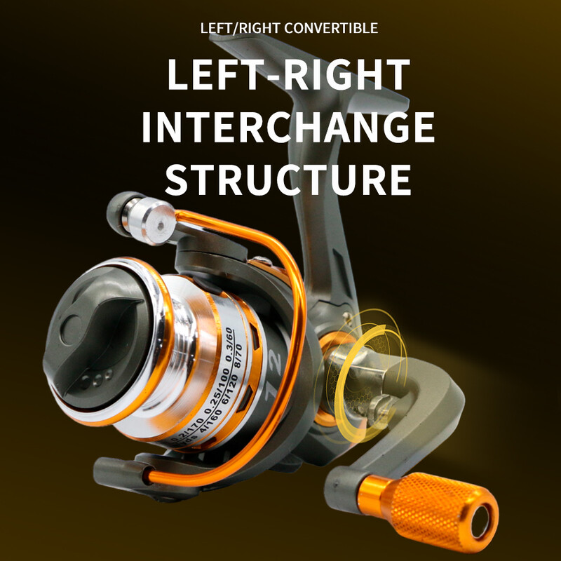 TH500 jéghorgász orsó 500 sorozatú ultrakönnyű kis pergető orsó légy horgászzsinór kerekes ponty orsó horgászfelszerelés