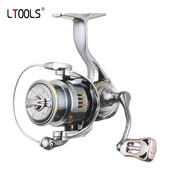 LA1500S-3000S Corp din fibră de carbon 164g Mulinetă de pescuit ușoară 5.2:1 Raport de transmisie 6+1BB Rulment cu bile Pescuit în apă sărată în apă dulce