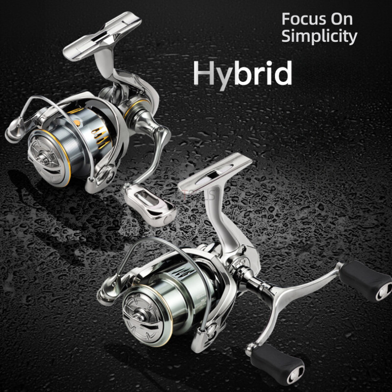 LA1500S-3000S Corp din fibră de carbon 164g Mulinetă de pescuit ușoară 5.2:1 Raport de transmisie 6+1BB Rulment cu bile Pescuit în apă sărată în apă dulce