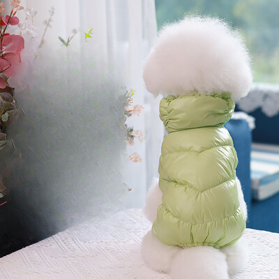 Kisállatruházat Kölyökkutya szélálló ruházat Téli kutyaruha Őszi és téli kényelmes és meleg otthoni kültéri kisállatruházat