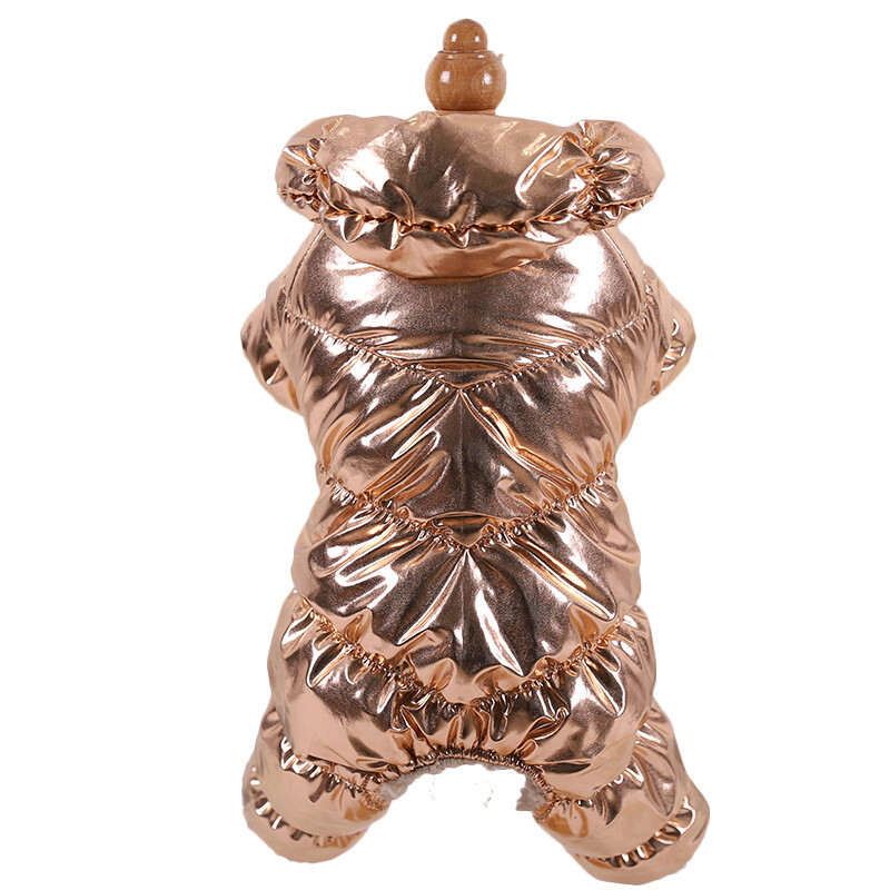 Kisállatruházat Kölyökkutya szélálló ruházat Téli kutyaruha Őszi és téli kényelmes és meleg otthoni kültéri kisállatruházat