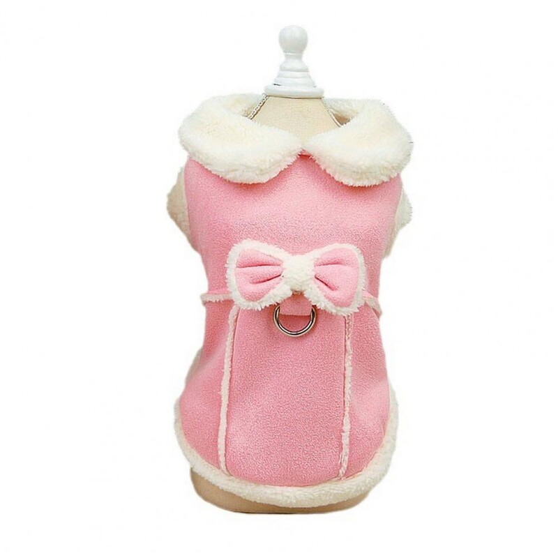 Mielas stilingas naminių gyvūnėlių medvilninio palto mygtukas, užsisegamas su traukimo virve sagtimi, pastorintu mažų vidutinių šunų traukiamas medvilninis paltas