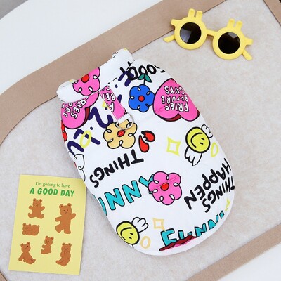 Luksuzna odjeća za pse, jakna za pse sa slatkim printom, kaput, zimska topla puhasta jakna za štene, vjetrootporan prsluk za mačke, kaput, kaputi za kućne ljubimce, odjeća za pse