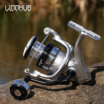 LINNHUE Fishing Reel 1000-7000 Metal EVA Ball Grip Spinning Reel Max Drag 10KG Reel Sea Lure Reel Fishing