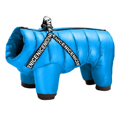 Žiemos šilta stora naminių šunų striukė Neperšlampami šunų drabužiai mažiems ir vidutiniams šunims šuniukų paltai Čihuahua prancūzų buldogų mopsų drabužiai