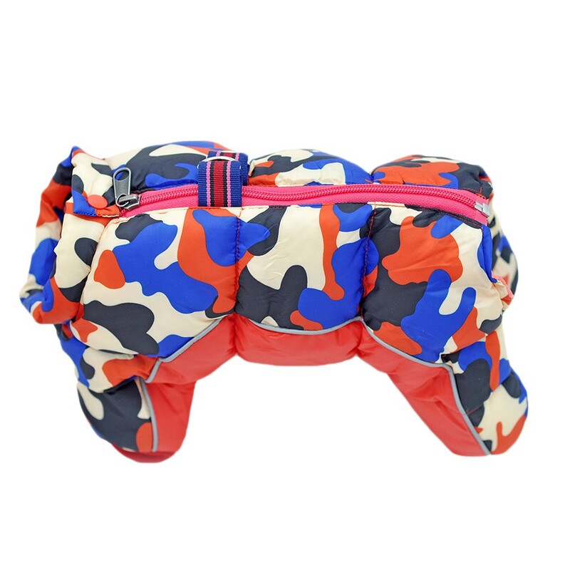 Drabužiai naminiams šunims Žieminiai šilti šunų vėjui atsparūs paltai Stori naminių gyvūnėlių drabužiai šunims Kostiumas Kombinezonas Striukė Naminių gyvūnų reikmenys