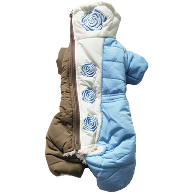 Labai šilti drabužiai mažiems šunims Žieminiai paltai Striukė šuniuko apranga Naminių gyvūnėlių drabužių kostiumas šaltam Rusijos ar Šiaurės šalių orui