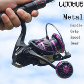 LINNHUE Ribolovna rola 1000-7000 Metalna kuglasta drška 8 kg 5,2:1 omjer prijenosa Brza vrtljiva rola Role za ribolov šarana za slanu vodu