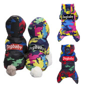 Šilti žieminiai šunų drabužiai su vilnone naminių gyvūnėlių medvilnine striuke mažo šuns striuke vandeniui atsparus šuniuko kombinezonas Čihuahu buldogo kostiumai