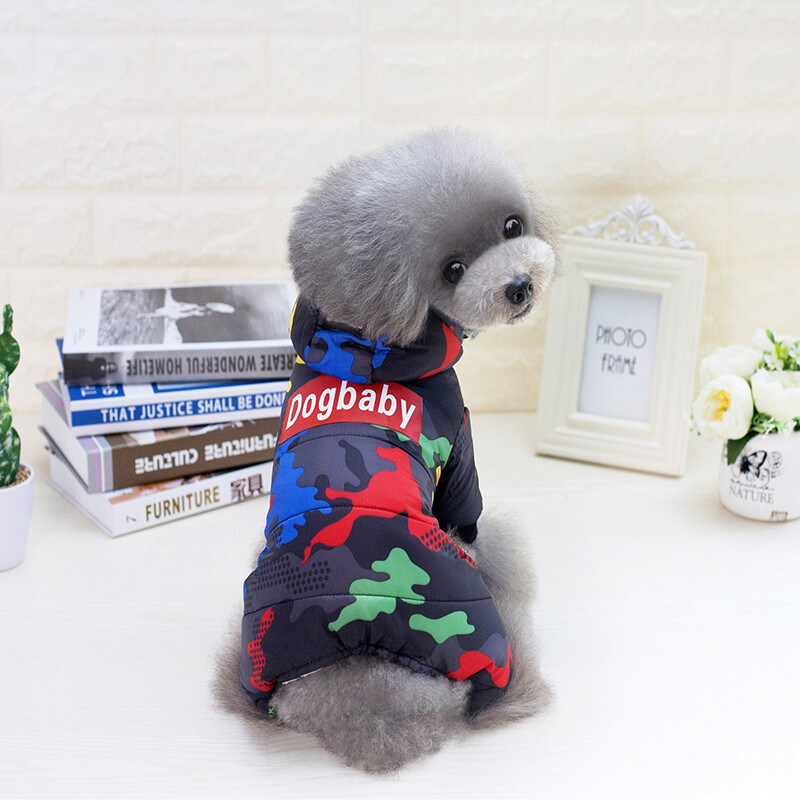 Šilti žieminiai šunų drabužiai su vilnone naminių gyvūnėlių medvilnine striuke mažo šuns striuke vandeniui atsparus šuniuko kombinezonas Čihuahu buldogo kostiumai