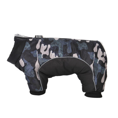 Mājdzīvnieku suņu apģērbi maziem suņiem Kaķu ziemas silts vilnas kažoks, biezs mētelis kucēnu vēja necaurlaidīgs maskēšanās kombinezons Jorkšīras jakas kombinezons