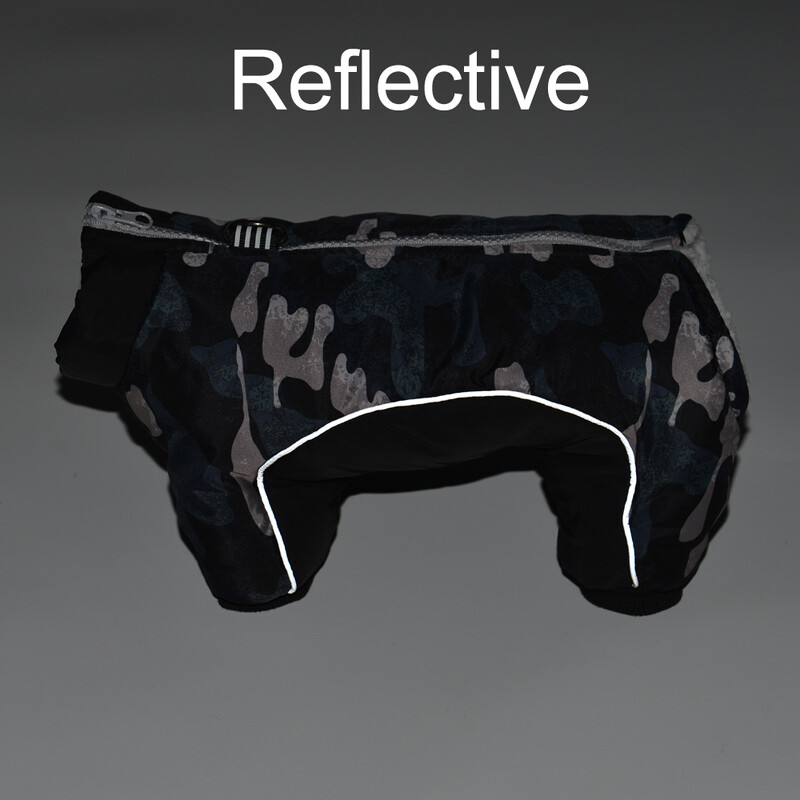 Mājdzīvnieku suņu apģērbi maziem suņiem Kaķu ziemas silts vilnas kažoks, biezs mētelis kucēnu vēja necaurlaidīgs maskēšanās kombinezons Jorkšīras jakas kombinezons