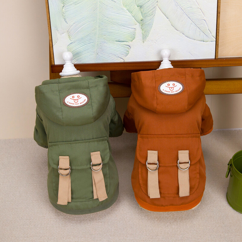 DADAGOU kutyadzseki téli kisállat jelmez kétlábú pamut párnázott kabát kutyaruhák kistestű kutyáknak