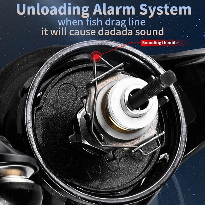 Mulinetă de pescuit Mavllos Resolute Bass 5.4:1 Frecvență maximă 6kg 6+1 rulmenți 155g Mulinetă de filare pentru păstrăv, cadru ușor de carbon