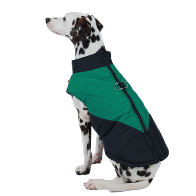 Dideli šunų drabužiai mažiems ir vidutiniams šunims, šilta katės žieminė šuniuko liemenė Striukė Prancūzų buldogo labradoro lauko vėjui atspari augintinio paltai