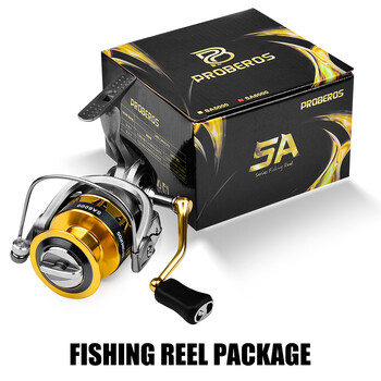 Μεταλλικό καρούλι Fishing Spinning Reel 5.2:1/5.1:1 Ρουλεμάν Carp Fishing ReelBK1000-6000 Metal Line Cup Χονδρικό εμπόριο ειδών ψαρέματος