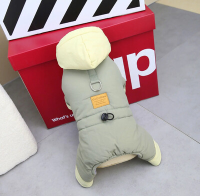 Žieminiai naminių šunų drabužiai Teddy Pet Kombinezonai Pastorinti DADAGOU Naminių gyvūnėlių drabužiai Šuns kostiumas Ropa Para Perro