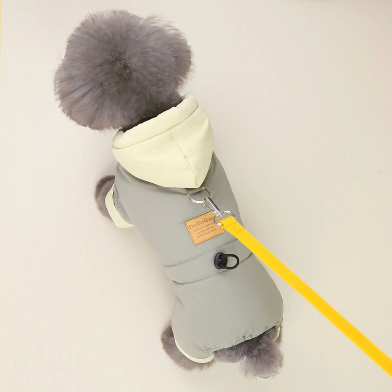 Žieminiai naminių šunų drabužiai Teddy Pet Kombinezonai Pastorinti DADAGOU Naminių gyvūnėlių drabužiai Šuns kostiumas Ropa Para Perro