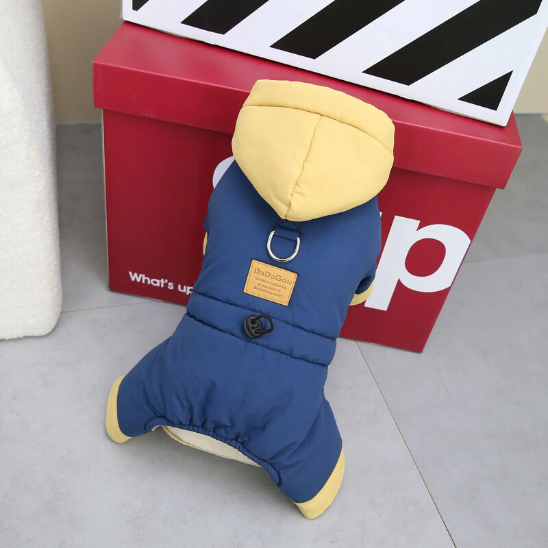 Žieminiai naminių šunų drabužiai Teddy Pet Kombinezonai Pastorinti DADAGOU Naminių gyvūnėlių drabužiai Šuns kostiumas Ropa Para Perro