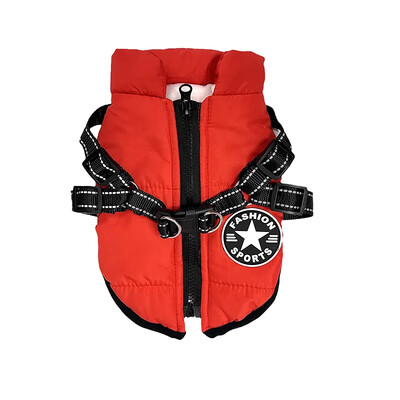 Naminių gyvūnėlių pakinktai Liemenė Drabužiai šuniukui Neperšlampami šunų striukė Žieminiai šilti drabužiai augintiniams mažiems šunims Shih Tzu Chihuahua mopso paltas