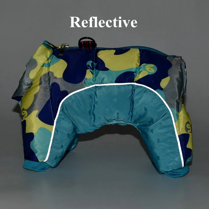 Žieminiai naminių šunų drabužiai Super šilta striukė Storesnė medvilninė kailis Neperšlampama mažų šunų naminių gyvūnėlių rūbai prancūzų buldogo šuniukui