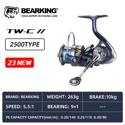 LAAGING TW-C Madal tassirull 12kg Max Power Roostevabast terasest laager 5,5:1 Pöörlemisratta püügispiraaliga püügitarvikud