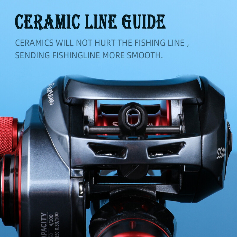 BEARKING 8+1BB Baitcasting Ritė 8KG Max Drag 7.3:1 Didelės spartos žūklės ritė Sustiprinta ritė Drag Ritė Karpių velkamoji ritė