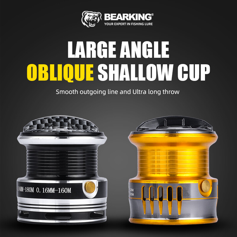 guolis SSG serijos nerūdijančio plieno guolis 5.5:1 besisukančios žūklės ritės traukimo sistema 7 kg maksimali galia sekli taurė