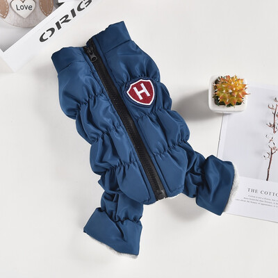 Užtrauktukas Sniego Unisex Dog Neperšlampamas Kombinezonas Mėlyna Violetinė Pūkinės Striukės S XXL Šuniukai Gyvūnų Čihuahua Jorkšyro drabužių reikmenys